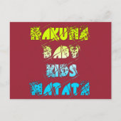 Briefkaart horizontale Sjabloon (Voorkant)