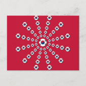 Briefkaart horizontale Sjabloon (Voorkant)