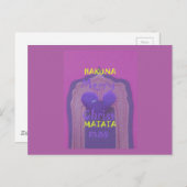 Briefkaart horizontale Sjabloon (Voorkant / Achterkant)