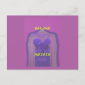 Briefkaart horizontale Sjabloon (Voorkant)