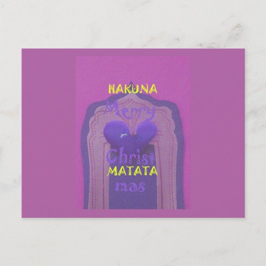 Briefkaart horizontale Sjabloon (Voorkant)