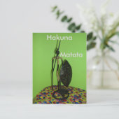 Briefkaart horizontale Sjabloon (Staand voorkant)