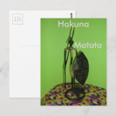 Briefkaart horizontale Sjabloon (Voorkant / Achterkant)