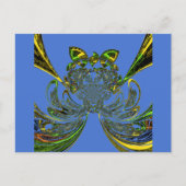 Briefkaart horizontale Sjabloon (Voorkant)