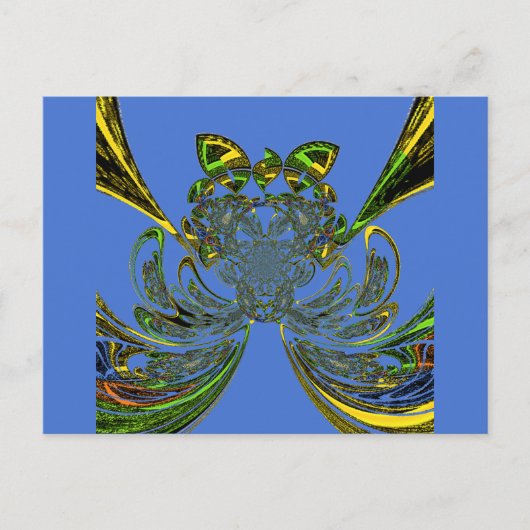 Briefkaart horizontale Sjabloon (Voorkant)