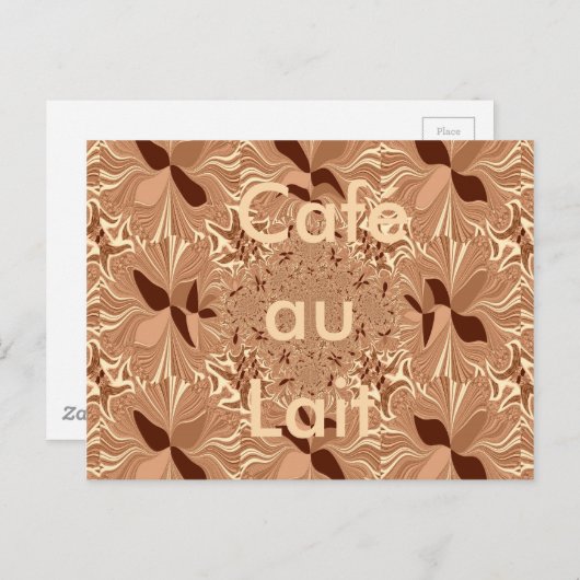 Briefkaart horizontale Sjabloon (Voorkant / Achterkant)