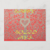 Briefkaart horizontale Sjabloon (Voorkant)