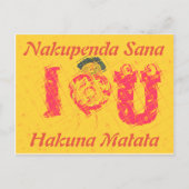 Briefkaart horizontale Sjabloon (Voorkant)