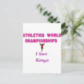 Briefkaart horizontale Sjabloon (Staand voorkant)