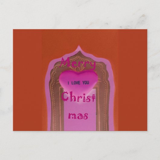 Briefkaart horizontale Sjabloon (Voorkant)