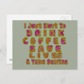 Briefkaart horizontale Sjabloon (Voorkant / Achterkant)