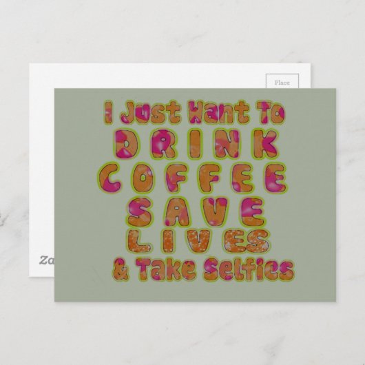 Briefkaart horizontale Sjabloon (Voorkant / Achterkant)