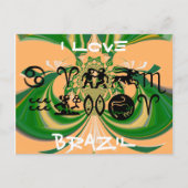 Briefkaart horizontale Sjabloon (Voorkant)