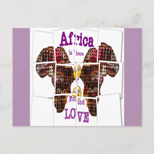 Briefkaart horizontale Sjabloon (Voorkant)