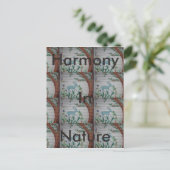 Briefkaart horizontale Sjabloon (Staand voorkant)