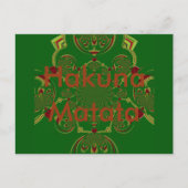 Briefkaart horizontale Sjabloon (Voorkant)