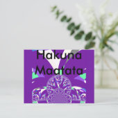 Briefkaart horizontale Sjabloon (Staand voorkant)