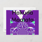 Briefkaart horizontale Sjabloon (Voorkant / Achterkant)