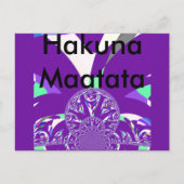 Briefkaart horizontale Sjabloon (Voorkant)