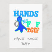 Briefkaart horizontale Sjabloon (Voorkant)