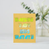 Briefkaart horizontale Sjabloon (Staand voorkant)