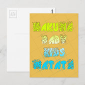 Briefkaart horizontale Sjabloon (Voorkant / Achterkant)