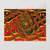 Briefkaart horizontale Sjabloon (Voorkant)