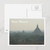 Briefkaart horizontale Sjabloon (Voorkant / Achterkant)