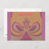 Briefkaart horizontale Sjabloon (Voorkant / Achterkant)