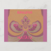 Briefkaart horizontale Sjabloon (Voorkant)