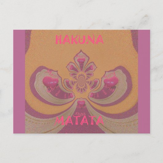 Briefkaart horizontale Sjabloon (Voorkant)