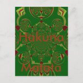 Briefkaart horizontale Sjabloon (Voorkant)