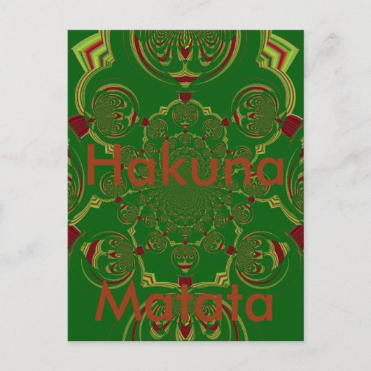 Briefkaart horizontale Sjabloon (Voorkant)