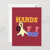 Briefkaart horizontale Sjabloon (Voorkant / Achterkant)