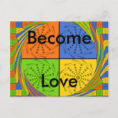 Briefkaart horizontale Sjabloon (Voorkant)