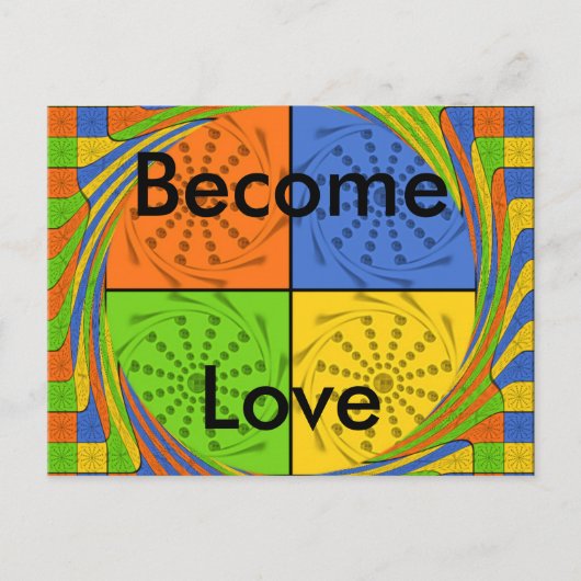 Briefkaart horizontale Sjabloon (Voorkant)