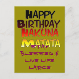 Briefkaart horizontale Sjabloon