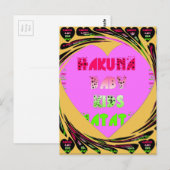 Briefkaart horizontale Sjabloon (Voorkant / Achterkant)