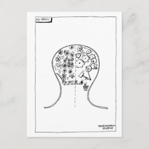 Briefkaart horizontale Sjabloon