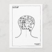 Briefkaart horizontale Sjabloon (Voorkant)