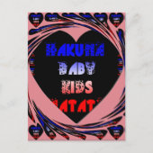 Briefkaart horizontale Sjabloon (Voorkant)