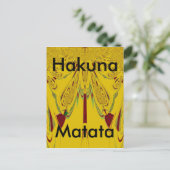 Briefkaart horizontale Sjabloon (Staand voorkant)