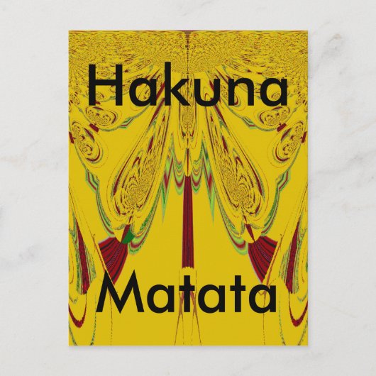 Briefkaart horizontale Sjabloon (Voorkant)