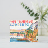  Briefkaart - Hotel Tramontano Sorrento Italië (Staand voorkant)