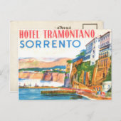  Briefkaart - Hotel Tramontano Sorrento Italië (Voorkant / Achterkant)