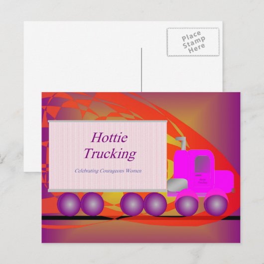 Briefkaart - Hottie (Voorkant / Achterkant)