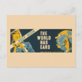  briefkaart "Hou je mond" (Voorkant)