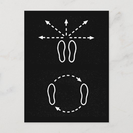 Briefkaart-hou van kunst-dansen 3 briefkaart (Voorkant)