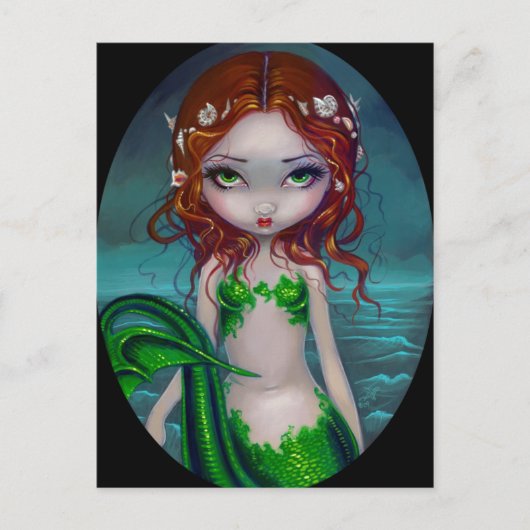 briefkaart "Houders in mijn haar" (Voorkant)