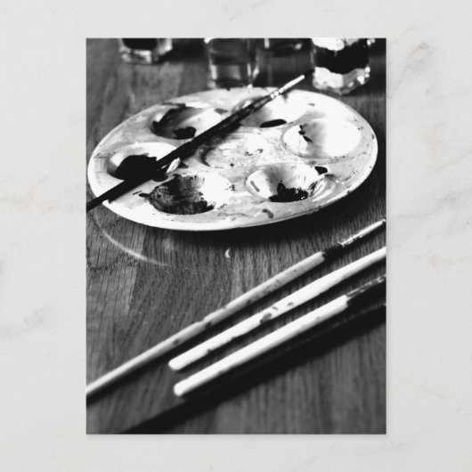 Briefkaart-houdt van het Kunstschilderen Briefkaart (Voorkant)